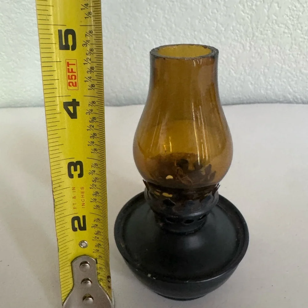 Vintage Punched Metal Lantern